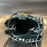 Colestore Bottega Veneta Small Andiamo Emerald Green Glacier 25x20x10cm - 6
