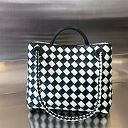 Colestore Bottega Veneta Small Andiamo Emerald Green Glacier 25x20x10cm - 4