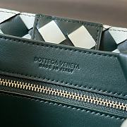 Colestore Bottega Veneta Small Andiamo Emerald Green Glacier 25x20x10cm - 3
