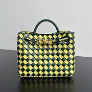 Colestore Bottega Veneta Small Andiamo Emerald Green Sherbert 25x20x10cm - 1