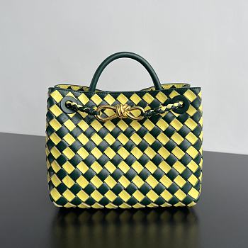 Colestore Bottega Veneta Small Andiamo Emerald Green Sherbert 25x20x10cm
