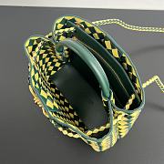 Colestore Bottega Veneta Small Andiamo Emerald Green Sherbert 25x20x10cm - 5