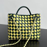 Colestore Bottega Veneta Small Andiamo Emerald Green Sherbert 25x20x10cm - 3