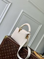 Colestore  Louis Vuitton Capucines Mini Cream 13.6 x 8 x 21cm - 4