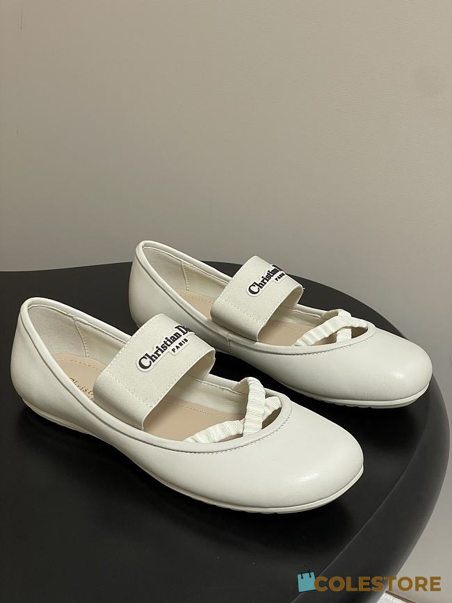 Colestore Christian Dior ballet flats Cream - 1