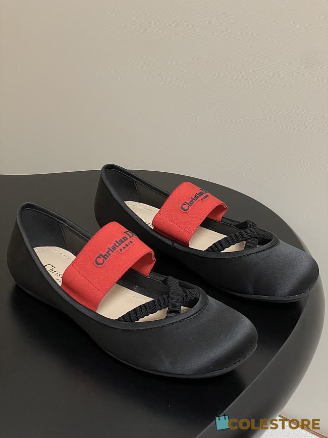 Colestore Christian Dior ballet flats Black/Red - 1
