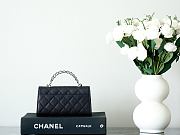 Colestore Chanel 25S Cross Handle Kelly Chain Bag Black 18x10x4.5cm - 3
