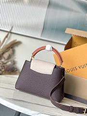 Colestore Louis Vuitton Capucines MM Chocolate / Quartz / Tan 27 × 18 × 9 cm - 6