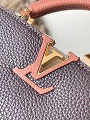 Colestore Louis Vuitton Capucines MM Chocolate / Quartz / Tan 27 × 18 × 9 cm - 5