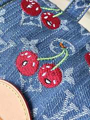 Colestore Louis Vuitton  Venice NM LV x TM Backpack Monogram Denim with Cherry motif 24 × 26 × 7 cm - 6