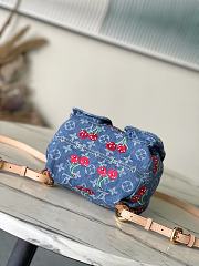Colestore Louis Vuitton  Venice NM LV x TM Backpack Monogram Denim with Cherry motif 24 × 26 × 7 cm - 4