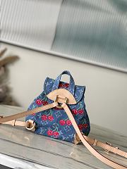 Colestore Louis Vuitton  Venice NM LV x TM Backpack Monogram Denim with Cherry motif 24 × 26 × 7 cm - 5