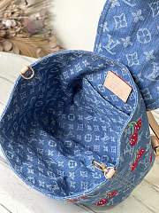 Colestore Louis Vuitton  Venice NM LV x TM Backpack Monogram Denim with Cherry motif 24 × 26 × 7 cm - 3