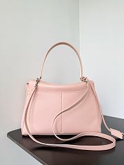 Colestore Balenciaga Rodeo Handbag Large in Suede Pink Smooth Calfskin 35x23.3x10.9cm - 5