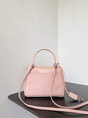 Colestore Balenciaga Rodeo Handbag Mini in Suede Pink Smooth Calfskin 22.8x9.9x8.3cm - 4