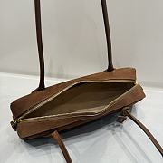 Colestore Alaia Le Teckel Medium Nubuck Shoulder Bag Brown 32x10x13cm - 6
