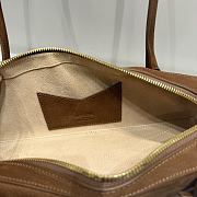 Colestore Alaia Le Teckel Medium Nubuck Shoulder Bag Brown 32x10x13cm - 3