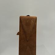 Colestore Alaia Le Teckel Medium Nubuck Shoulder Bag Brown 32x10x13cm - 2