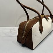 Colestore Alaia Le Teckel Medium Nubuck Shoulder Bag Natural 32x10x13cm - 5