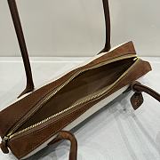 Colestore Alaia Le Teckel Medium Nubuck Shoulder Bag Natural 32x10x13cm - 3