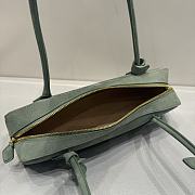 Colestore Alaia Le Teckel Medium Nubuck Shoulder Bag Mint 32x10x13cm - 6