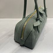 Colestore Alaia Le Teckel Medium Nubuck Shoulder Bag Mint 32x10x13cm - 5