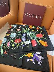 Colestore Gucci Printed silk twill carré in Black Silk 90x90cm - 3