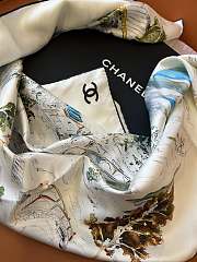 Colestore Chanel Coco LandscapeSilk Scarf 90x90cm - 6