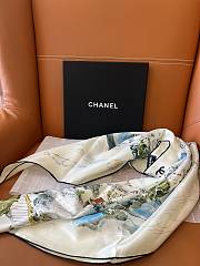Colestore Chanel Coco LandscapeSilk Scarf 90x90cm - 5