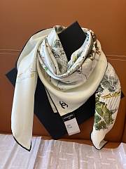 Colestore Chanel Coco LandscapeSilk Scarf 90x90cm - 4