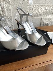 Colestore Chanel 25 Métiers d’art Sandals/Heels Lambskin Silver  - 6