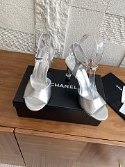 Colestore Chanel 25 Métiers d’art Sandals/Heels Lambskin Silver  - 5
