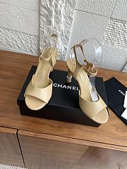 Colestore Chanel 25 Métiers d’art Sandals/Heels Lambskin Camel Beige - 4