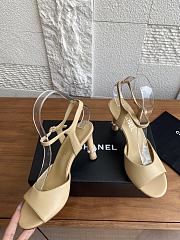 Colestore Chanel 25 Métiers d’art Sandals/Heels Lambskin Camel Beige - 3