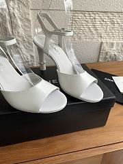 Colestore Chanel 25 Métiers d’art Sandals/Heels Lambskin White - 6