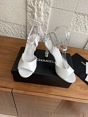 Colestore Chanel 25 Métiers d’art Sandals/Heels Lambskin White - 3