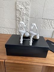 Colestore Chanel 25 Métiers d’art Sandals/Heels Lambskin White - 5