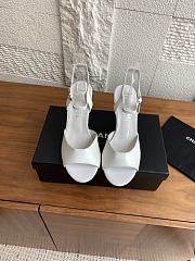 Colestore Chanel 25 Métiers d’art Sandals/Heels Lambskin White - 4