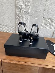 Colestore Chanel 25 Métiers d’art Sandals/Heels Lambskin Black - 2