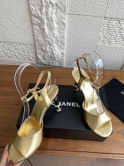 Colestore Chanel 25 Métiers d’art Sandals/Heels Lambskin Gold - 4