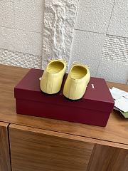 Colestore Gucci Women's Ballet Flat with Double G Rosso Ancora Yellow Leather  - 5
