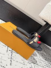 Colestore Louis Vuitton x Takashi Murakami Cherry Sandals Black - 3