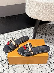 Colestore Louis Vuitton x Takashi Murakami Cherry Sandals Black - 2