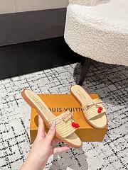 Colestore Louis Vuitton x Takashi Murakami Cherry Sandals Natural - 2