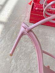 Colestore Rene Caovilla Butterfly Crystal Spiral Sandals Pink - 4