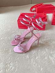Colestore Rene Caovilla Butterfly Crystal Spiral Sandals Pink - 3