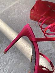 Colestore Rene Caovilla Satin Rose Heels Red - 6