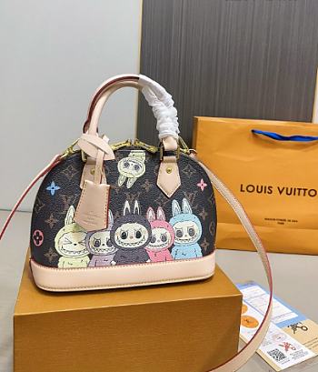 Colestore Louis Vuitton Alma BB Monogram Multicolor Labubu Brown 24x17cm