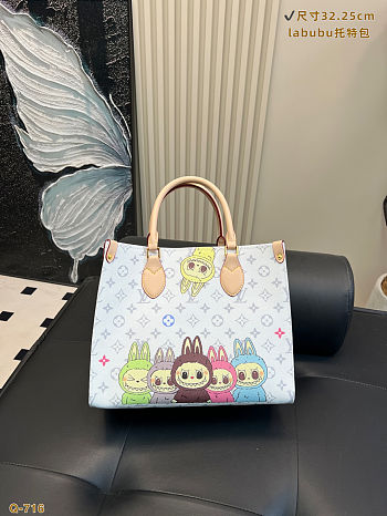 Colestore Louis Vuitton OnTheGo Custom Labubu 32x25cm