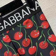 Colestore Dolce & Gabbana Cherry-Print Technical Jersey Long-sleeve Crop Top & Leggings Set - 4